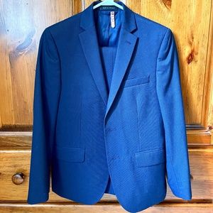 Boys Suit, Ralph Lauren, Navy Blue, Size 12/14